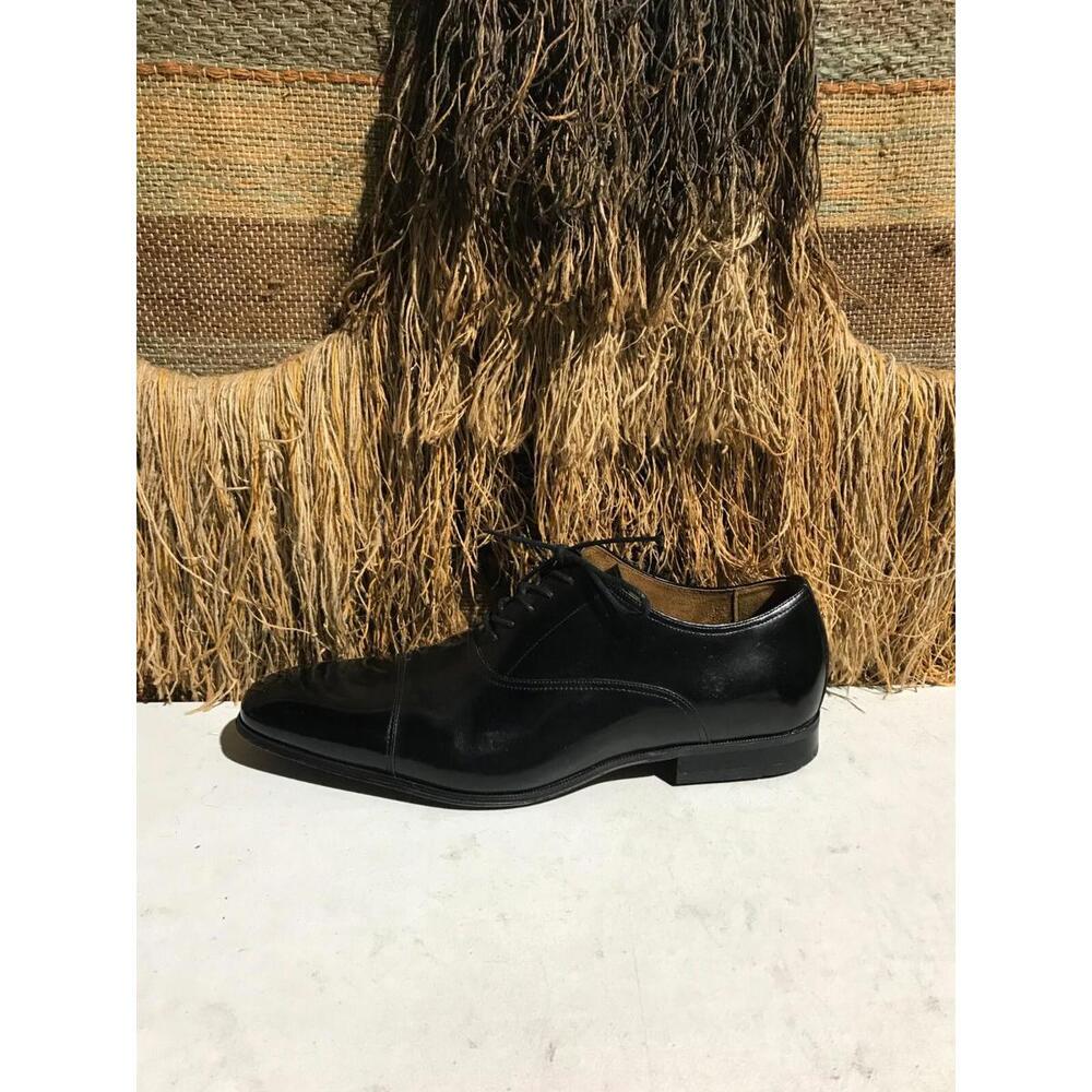 Florsheim Francisco Black Leather Cap Toe Oxford Shoe US Men Size 14D